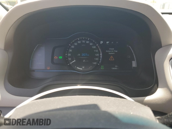 2019 Hyundai Ioniq Limited with VIN KMHC85LC6KU118747, listed as a Copart auction lot 56276615 with 108,065 mi miles and Salvage title. Bid and sale history available at DreamBid. Image 9.