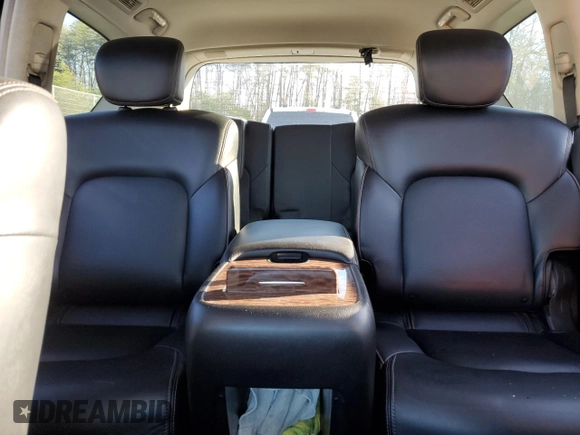 2017 Nissan Armada Platinum with VIN JN8AY2NE1H9704006, listed as a Copart auction lot 48964655 with 86,907 mi miles and Salvage Title. Bid and sale history available at carsss.com. Image 10.