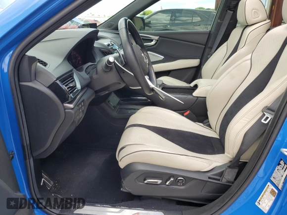 2022 Acura RDX w/A-Spec Advance Package with VIN 5J8TC2H84NY000040, listed as a Copart auction lot 70941413 with 24,066 mi miles and Salvage Title. Bid and sale history available at carsss.com. Image 7.