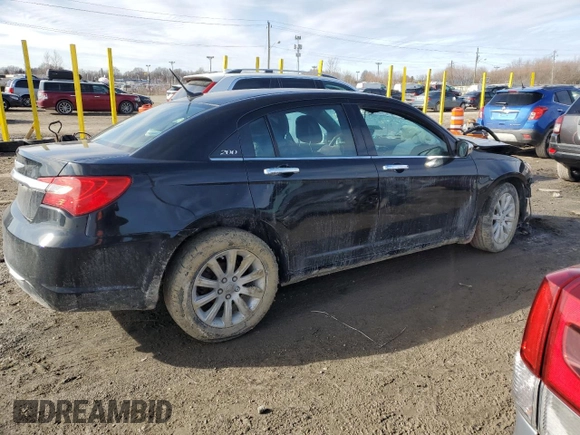 2014 Chrysler 200 Limited with VIN 1C3CCBCG0EN179938, listed as a Copart auction lot 43925905 with 0 mi miles and Salvage Title. Bid and sale history available at carsss.com. Image 3.