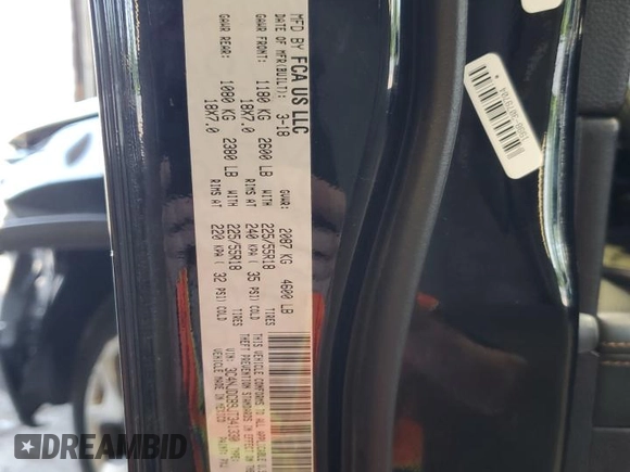 2018 Jeep Compass Limited z VIN 3C4NJDCB9JT341330, wystawiony jako Copart lot #61621495 z przebiegiem 92 736 mil mil oraz Szkoda całkowita • Salvage title. Historia ofert i sprzedaży dostępna na DreamBid. Obrazek 13.
