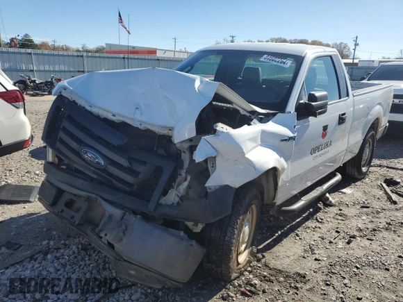 2012 Ford F-150 XL with VIN 1FTMF1CF6CFC82121, listed as a Copart auction lot 84602264 with 0 mi miles and Salvage Title. Bid and sale history available at carsss.com. Image 1.