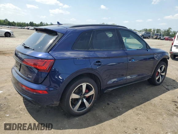 2024 Audi Q5 S line Premium Plus z VIN WA1EAAFY2R2120125, wystawiony jako Copart lot #61986835 z przebiegiem 4 718 mil mil oraz Szkoda całkowita • Salvage title. Historia ofert i sprzedaży dostępna na DreamBid. Obrazek 3.