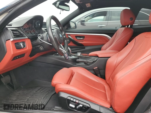 2017 BMW 4 Series 440i with VIN WBA4P1C56HK522557, listed as a Copart auction lot 53156574 with 52,073 mi miles and Salvage Title. Bid and sale history available at carsss.com. Image 7.