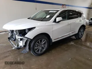 2022 Acura RDX w/Technology Package with VIN 5J8TC2H52NL017650, listed as a Copart auction lot 61570804 with 36,082 mi miles and Salvage Title. Bid and sale history available at carsss.com. Image 1.