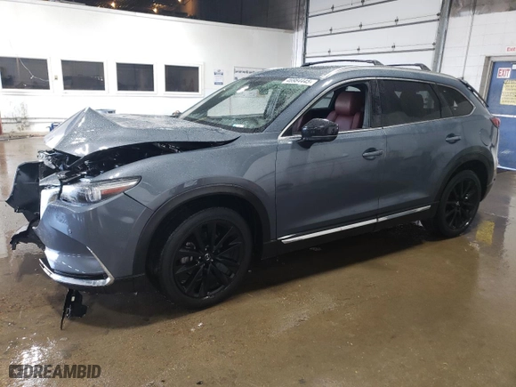 2021 Mazda CX-9 Grand Touring with VIN JM3TCBDY0M0535410, listed as a Copart auction lot 46984445 with 124,718 mi miles and Salvage Title. Bid and sale history available at carsss.com. Image 1.