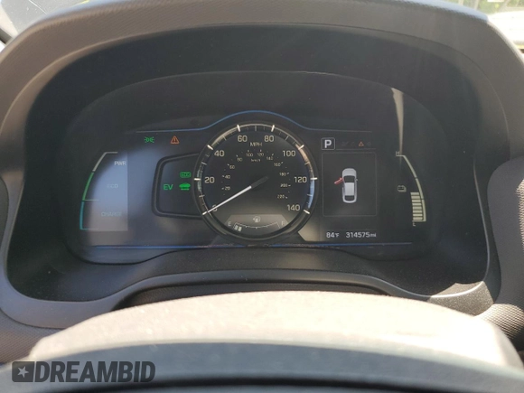 2019 Hyundai Ioniq Blue with VIN KMHC65LC2KU168986, listed as a Copart auction lot 54902405 with 314,575 mi miles and Clean Title. Bid and sale history available at DreamBid. Image 9.