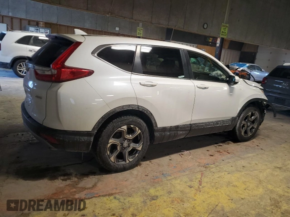 2018 Honda CR-V EX-L with VIN 5J6RW2H87JL017559, listed as a Copart auction lot 46230535 with 121,419 mi miles and Salvage Title. Bid and sale history available at DreamBid. Image 3.