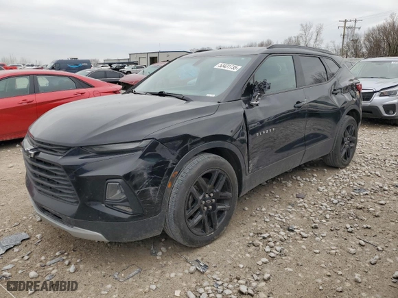 2019 Chevrolet Blazer with VIN 3GNKBCRS7KS653615, listed as a Copart auction lot 53431735 with 91,047 mi miles and Clean Title. Bid and sale history available at carsss.com. Image 1.