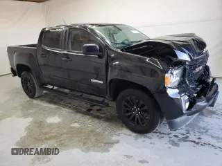 2021 GMC Canyon 2WD Elevation with VIN 1GTG5CEN9M1105349, listed as a Copart auction lot 76309924 with 79,216 mi miles and Clean Title. Bid and sale history available at carsss.com. Image 4.