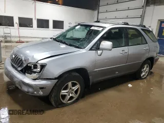 2001 Lexus RX 300 with VIN JTJHF10U010207853, listed as a Copart auction lot 43785385 with 261,549 mi miles and Non Repairable. Bid and sale history available at carsss.com. Image 1.