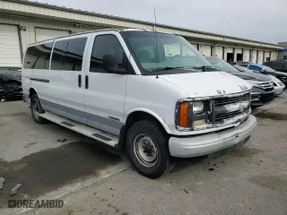 2001 Chevrolet Express Van with VIN 1GAHG39R811162111, listed as a Copart auction lot 76239644 with NaN miles and Salvage Title. Bid and sale history available at carsss.com. Image 11.
