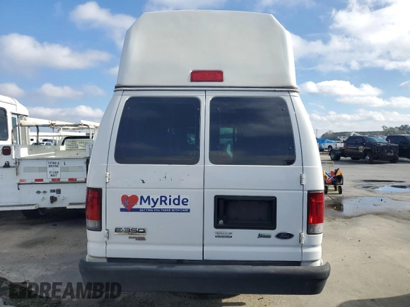2012 Ford Econoline Cargo Super Duty Commercial with VIN 1FTSS3EL4CDB14670, listed as a Copart auction lot 85255024 with Not provided miles and Clean title. Bid and sale history available at DreamBid. Image 6.