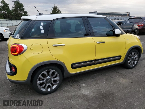 2014 FIAT 500L Trekking with VIN ZFBCFADH8EZ029673, listed as a Copart auction lot 79418084 with 67,171 mi miles and Salvage Title. Bid and sale history available at carsss.com. Image 3.
