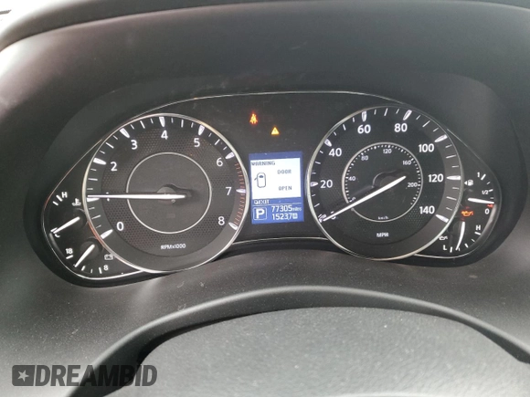 2018 Nissan Armada Platinum with VIN JN8AY2NE8J9730401, listed as a Copart auction lot 44050385 with 77,305 mi miles and Salvage Title. Bid and sale history available at carsss.com. Image 9.