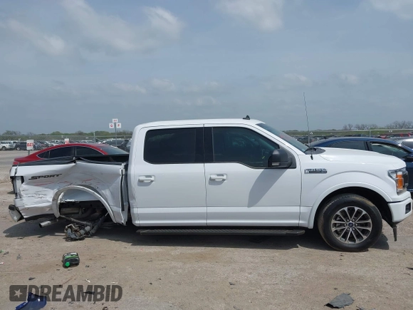 2020 Ford F-150 XL with VIN 1FTEW1CP6LKF02667, listed as a IAAI auction lot 41925493 with 39,888 mi miles. Bid and sale history available at carsss.com. Image 13.