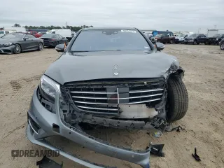 2017 Mercedes-Benz S 550 with VIN WDDUG8FB0HA298971, listed as a Copart auction lot 88958575 with 51,426 mi miles and Salvage Title. Bid and sale history available at carsss.com. Image 5.