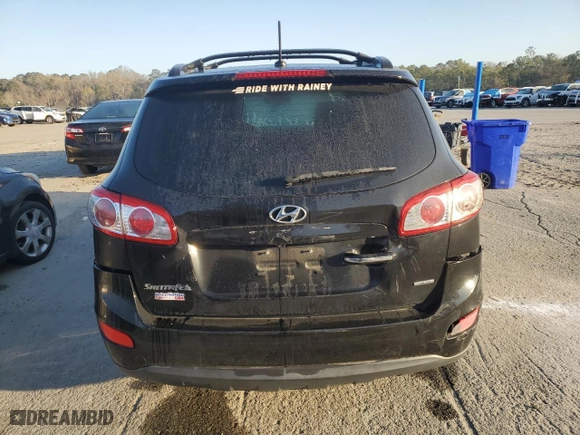 2012 Hyundai Santa Fe Limited with VIN 5XYZK4AG6CG140038, listed as a Copart auction lot 48536185 with 177,077 mi miles and Salvage Title. Bid and sale history available at carsss.com. Image 6.