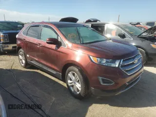 2015 Ford Edge SEL with VIN 2FMTK4J93FBB89807, listed as a Copart auction lot 75102174 with 0 mi miles and Non Repairable. Bid and sale history available at carsss.com. Image 4.