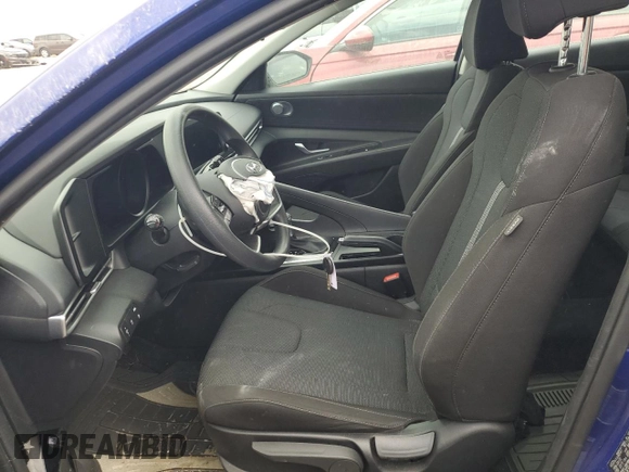 2022 Hyundai Elantra SE with VIN KMHLL4AG0NU334659, listed as a Copart auction lot 46928205 with 31,312 mi miles and Salvage Title. Bid and sale history available at DreamBid. Image 7.
