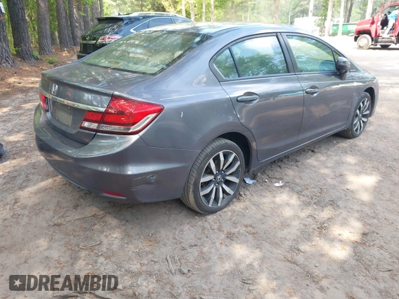 2015 Honda Civic EX-L with VIN 2HGFB2F96FH509201, listed as a IAAI auction lot 42158188 with 170,110 mi miles and . Bid and sale history available at DreamBid. Image 4.