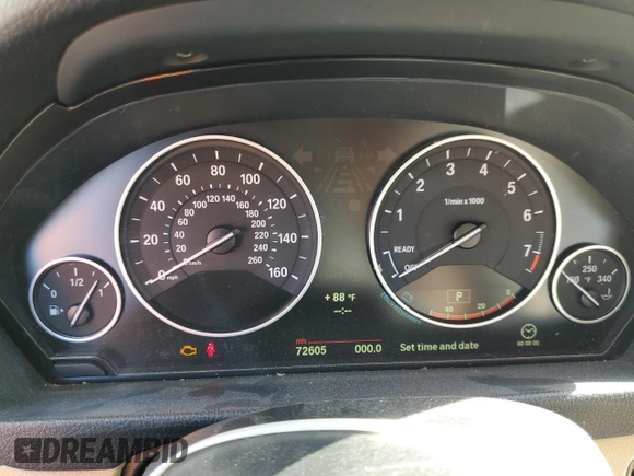 2013 BMW 3 Series 328i with VIN WBA3C1G59DNR46146, listed as a Copart auction lot 55894755 with 72,605 mi miles and Clean Title. Bid and sale history available at DreamBid. Image 9.