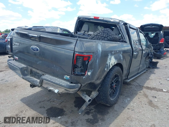 2015 Ford F-150 XL with VIN 1FTEW1CP3FKE14583, listed as a IAAI auction lot 42237940 with 131,667 mi miles and . Bid and sale history available at DreamBid. Image 4.