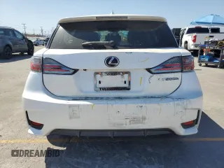 2015 Lexus CT 200h with VIN JTHKD5BH7F2234676, listed as a Copart auction lot 61676175 with 196,411 mi miles and Salvage title. Bid and sale history available at DreamBid. Image 6.