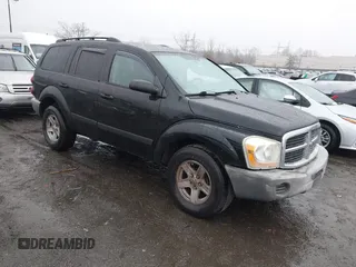 2005 Dodge Durango SXT with VIN 1D4HB38N35F554011, listed as a IAAI auction lot 40873398 with 170,538 mi miles and . Bid and sale history available at DreamBid. Image 1.