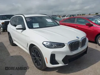 2022 BMW X3 sDrive30i z VIN WBX47DP04NN146263, wystawiony jako IAAI lot #42100775 z przebiegiem 43 307 mil mil oraz . Historia ofert i sprzedaży dostępna na DreamBid. Obrazek 1.