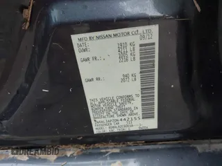 2013 Nissan Altima SV with VIN 1N4AL3AP2DN442155, listed as a IAAI auction lot 41837021 with 181,233 mi miles and . Bid and sale history available at carsss.com. Image 9.