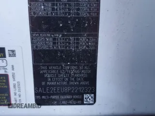 2023 Land Rover Defender X-Dynamic SE with VIN SALE2EEU8P2212323, listed as a Copart auction lot 88882675 with 15,286 mi miles and Salvage Title. Bid and sale history available at DreamBid. Image 13.