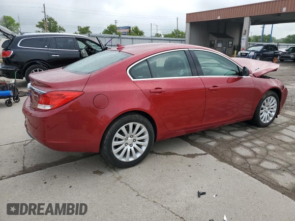 2012 Buick Regal with VIN 2G4GR5EK9C9186820, listed as a Copart auction lot 56824975 with 70,113 mi miles and Salvage title. Bid and sale history available at DreamBid. Image 3.