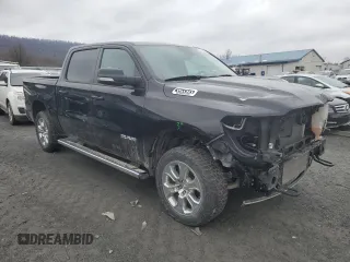 2020 Ram 1500 Big Horn with VIN 1C6SRFFM6LN224688, listed as a Copart auction lot 44040874 with 75,698 mi miles and Salvage Title. Bid and sale history available at carsss.com. Image 4.
