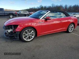 2021 Audi A5 Cabriolet Premium Plus z VIN WAUWAGF58MN005987, wystawiony jako Copart lot #79506494 z przebiegiem 21 232 mil mil oraz Szkoda całkowita • Salvage title. Historia ofert i sprzedaży dostępna na DreamBid. Obrazek 1.