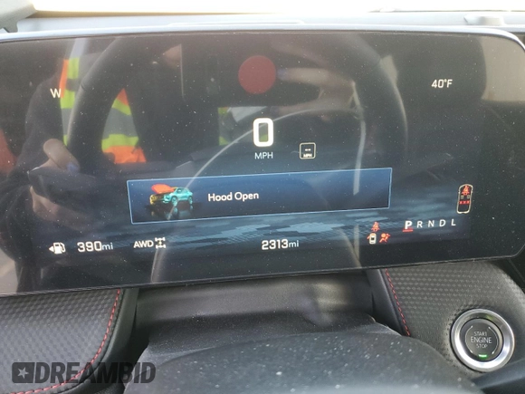 2025 Chevrolet Equinox AWD RS with VIN 3GNAXTEG9SL112476, listed as a Copart auction lot 50520325 with 2,313 mi miles and Salvage title. Bid and sale history available at DreamBid. Image 9.
