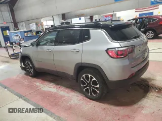 2022 Jeep Compass High Altitude with VIN 3C4NJDCBXNT187331, listed as a Copart auction lot 52526315 with 23,463 mi miles and Salvage Title. Bid and sale history available at DreamBid. Image 2.