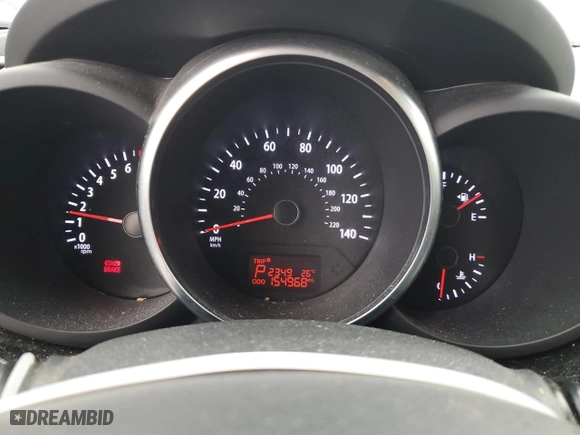 2012 Kia Soul + with VIN KNDJT2A66C7430783, listed as a Copart auction lot 51300745 with 154,968 mi miles and Salvage Title. Bid and sale history available at carsss.com. Image 9.