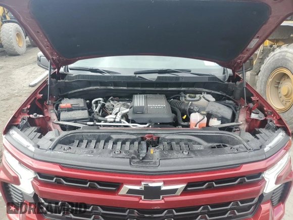 2024 Chevrolet Silverado 1500 RST with VIN 1GCUDEE82RZ258398, listed as a Copart auction lot 52103005 with 12,953 mi miles and Salvage Title. Bid and sale history available at carsss.com. Image 11.