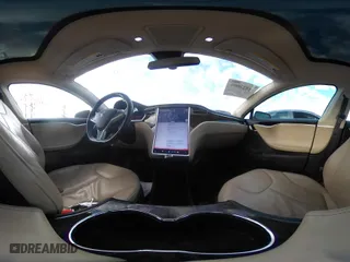 2013 Tesla Model S with VIN 5YJSA1DNXDFP27901, listed as a IAAI auction lot 41823006 with 106,595 mi miles. Bid and sale history available at carsss.com. Image 20.