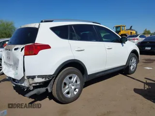2014 Toyota RAV4 LE with VIN JTMBFREV8ED090319, listed as a IAAI auction lot 41980043 with 163,033 mi miles. Bid and sale history available at carsss.com. Image 4.