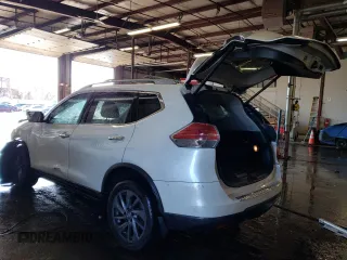 2016 Nissan Rogue SV with VIN 5N1AT2MV1GC785209, listed as a Copart auction lot 46155915 with 127,574 mi miles and Salvage Title. Bid and sale history available at DreamBid. Image 2.