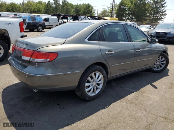 2008 Hyundai Azera Limited with VIN KMHFC46F68A274518, listed as a Copart auction lot 65783404 with 155,888 mi miles and Salvage Title. Bid and sale history available at carsss.com. Image 3.