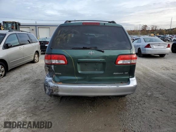 2002 Toyota Sienna CE with VIN 4T3ZF19C92U442847, listed as a Copart auction lot 78918014 with 144,974 mi miles and Clean Title. Bid and sale history available at carsss.com. Image 6.