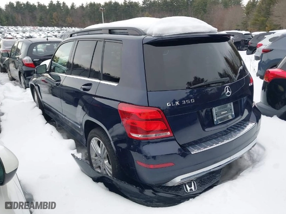 2015 Mercedes-Benz GLK-Class GLK 350 with VIN WDCGG8JB6FG350607, listed as a IAAI auction lot 41485806 with 129,349 mi miles. Bid and sale history available at carsss.com. Image 3.