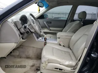 2005 Infiniti FX with VIN JNRAS08U15X103058, listed as a Copart auction lot 49421815 with 121,498 mi miles and Salvage title. Bid and sale history available at DreamBid. Image 7.