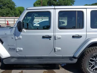 2024 Jeep Wrangler Sahara with VIN 1C4PJXEN7RW103564, listed as a IAAI auction lot 41997651 with 16,529 mi miles and . Bid and sale history available at carsss.com. Image 15.