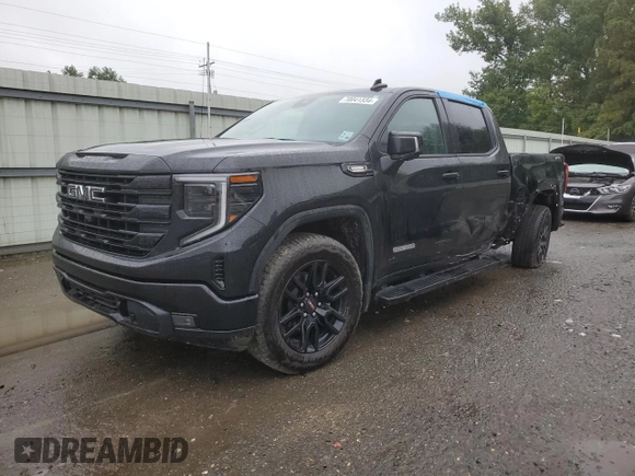 2023 GMC Sierra 1500 Elevation z VIN 3GTUUCE83PG284123, wystawiony jako Copart lot #70041334 z przebiegiem 5 601 mil mil oraz Szkoda całkowita • Salvage title. Historia ofert i sprzedaży dostępna na DreamBid. Obrazek 1.