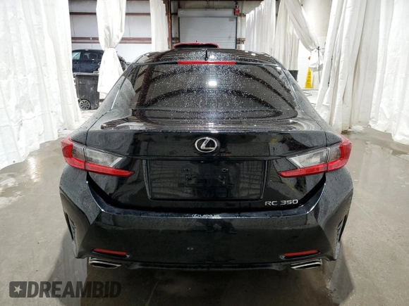 2017 Lexus RC 350 z VIN JTHHE5BC4H5015526, wystawiony jako Copart lot #57331935 z przebiegiem 55 518 mil mil oraz Szkoda całkowita • Salvage title. Historia ofert i sprzedaży dostępna na DreamBid. Obrazek 6.