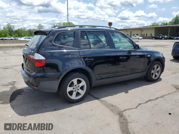 2008 BMW X3 3.0si with VIN WBXPC934X8WJ11188, listed as a Copart auction lot 59432445 with 104,232 mi miles and Clean title. Bid and sale history available at DreamBid. Image 3.